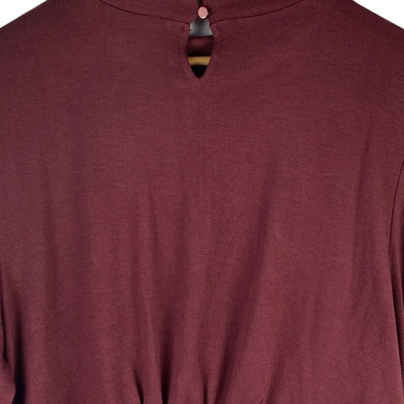 Brea Canyon Women's Roza Long Sleeve Blouse Keyhole Front Knit Shirt Sz XXL - Picture 8 of 11